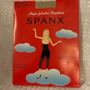 Spanx high-waisted footless pantyhose.